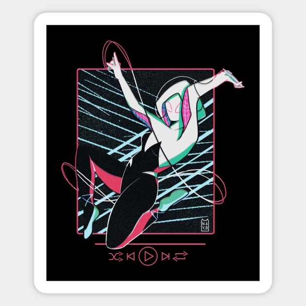 Spider Gwen Magnet by nay__b